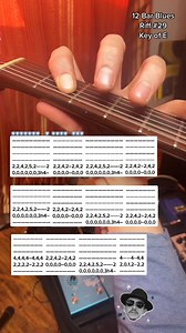 12 Bar Blues Riff on guitar. This one is a combo of seperate riffs basically. As always start slow then speed up! #12barblues #bluesguitar #fyp #foryou | Jamparkguitar