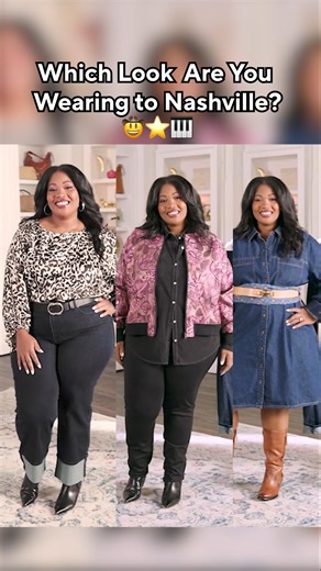Category is: Nashville chic 🤠❤️👖 Body confidence coach Gabrielle Richards shares 3 Nashville-inspired looks for music, food, and city tours. Tap the 🔗 to stream "The Style Schedule" for FREE on QVC and HSN >> https://qvc.co/43OJg5w | QVC Plus HSN Plus