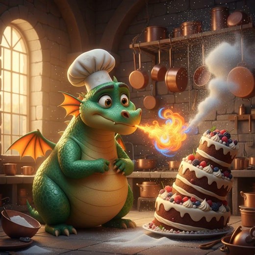 Dragon Chef: The Great Cake Disaster! 🐉🍰