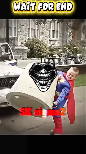 superman kid prank #edit #trollface