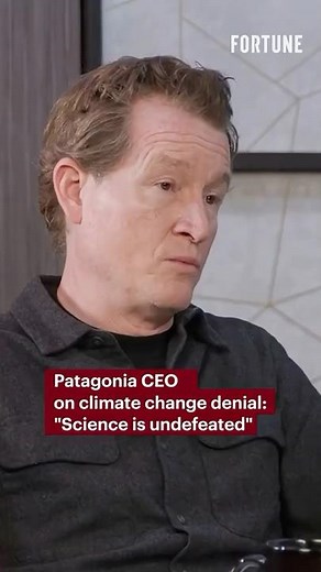 Patagonia CEO on climate change denial: "Science is undefeated" #climate #trump #patagonia #ceo