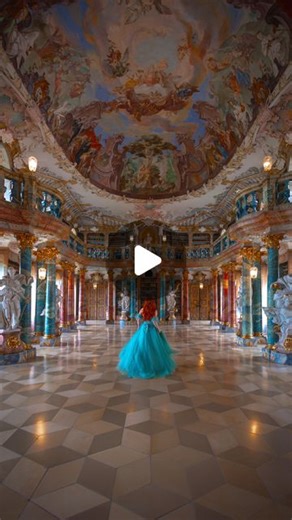 Kelly Prince-Wright | Is this the most beautiful library in the world? ✨🏰📖 You’ll find the Wiblingen Abbey Library located in the city of Ulm in Germany. It... | Instagram