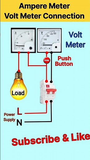 Step-by-Step Guide to Volt Meter and Ampere Meter Connection