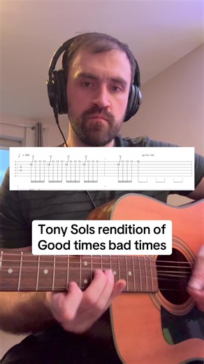 Good Times Bad Times Guitar Lesson by Tony Sol