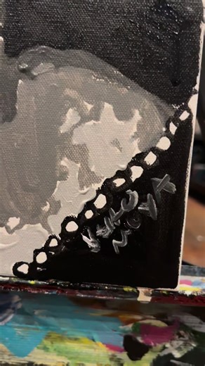 Black and white portrait! Very a beautiful piece #art #moyaartgalleryandstudio #losangeles #artcollector #artlover DM me you your want yours!!! | Moya Art Gallery And Studio