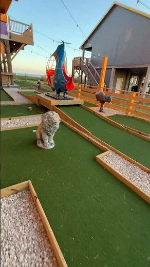 I built a mini golf course at my Airbnb!