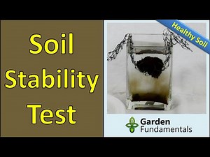 Soil Stability Test (Slake Test) Measure Soil Aggregate Stability