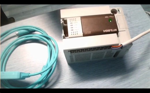 三菱FX-3U PLC下载和上传程序视频教程。