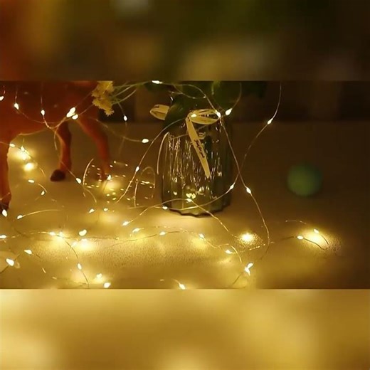 5M/10M/20M USB LED String Lights Copper Silver Wire Garland Light