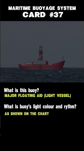 Buoys Lights Card #37 and chart symbols