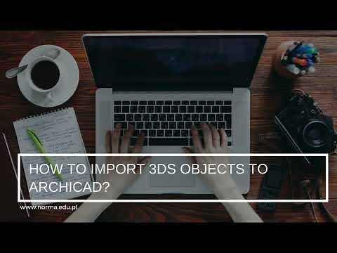 How to import 3ds objects to ArchiCAD?