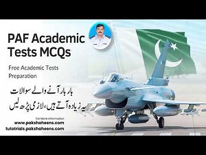 Join PAF Initial Tests Preparation |Most repeated Tests MCQs of PAF Academic