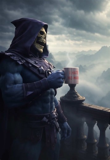 Skeletor’s Morning Rant - Hot Tea, Cold Hate #fantasy #skeletor #hate #heman #morning
