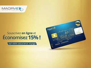 335 reactions · 19 shares | Souscrire à une #AssuranceVoyage en ligne devient encore plus facile avec Macir Vie :) Désormais, vous pouvez régler vos transactions avec la carte Edahabia, en bénéficiant de 15% de réduction ;) | Macir Vie | Facebook