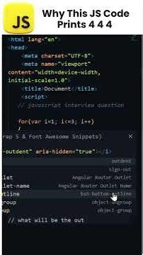 Why does this JavaScript code print 4 4 4 instead of 1 2 3? 😳