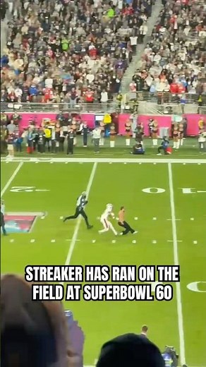 Annual streaker at the Super Bowl has appeared