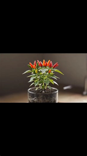 Growing chilli peppers from seeds | chilli peppers time lapse | 90 Days in 60 seconds #plantgrowth