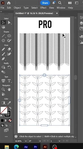 Adobe Illustrator 2025 - Create Line Flower Background Pattern Tips #Shorts #Explore #90s