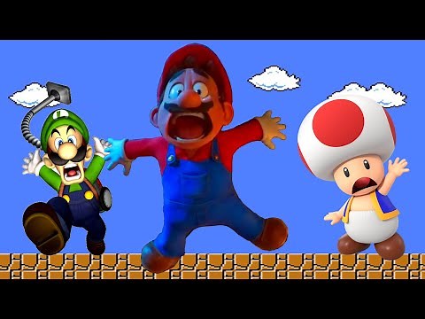 Screaming Super Mario Characters