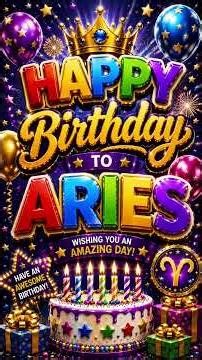 Happy Birthday Aries ✨🎂