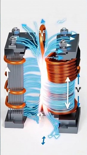 How electric transformer works. 🧲