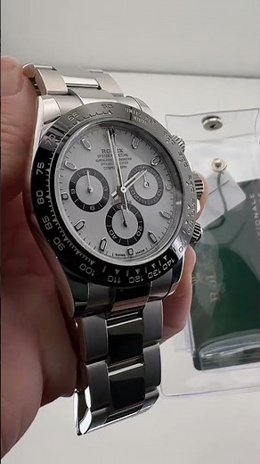 Taking a look at the Panda we just got in #rolex #panda #daytona #watch #timepiece #luxurywatches