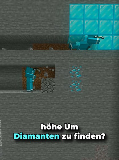 Beste höhe um Diamanten zu finden ⛏️ #deutsch #minecraftanimation #Minecraft #Gaming
