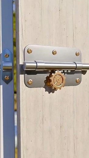 Automatic manual sliding latch 🔐Lock idea 💡#shorts #latch