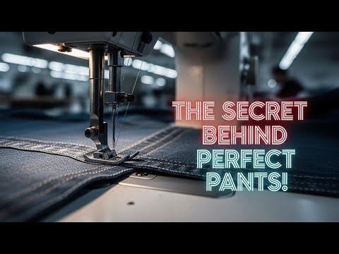 How Pants Are Made | Inside the Complete Pants Manufacturing Process (Step-by-Step)