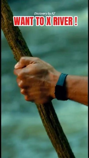Crossing RIver With Rope Swing. #shorts #usa #survival #nature
