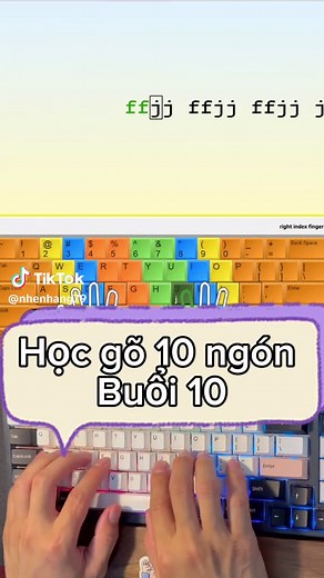 Học gõ 10 ngón buổi 10 #luyengp10ngon #kientri #moingay #skills #luyengo10ngon #71namchienthangdienbienphu #tay
