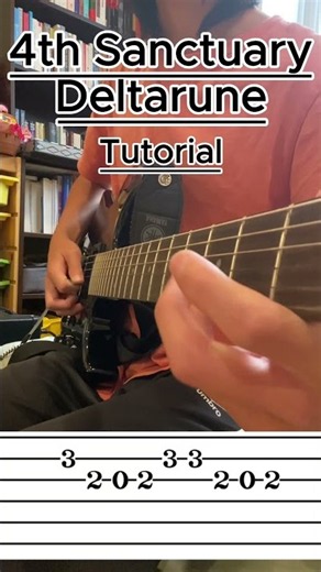 4th Sanctuary Guitar tutorial #shorts