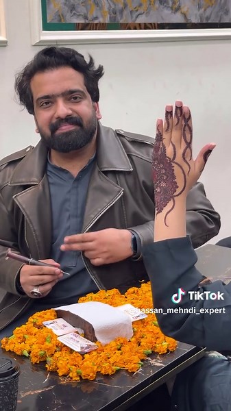 Indian design unique work | ✨⭐️🥰 #1 #hassanmehndiexpert #mehndi