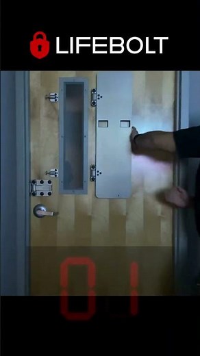LifeBolt - Fire Code Compliant Classroom Door Lock for Active Shooter Lockdown - Not a barricade
