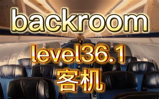 【backroom】level36.1-客机。飞机即将着陆，请系好安全带