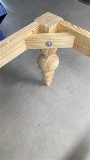 Here’s how we install corner braces for added strength and support for our table legs. #woodworker #carpenter #ryobi #diningtable #cornerbracket #cornerbrace #tablelegs | Burrell Table Co.