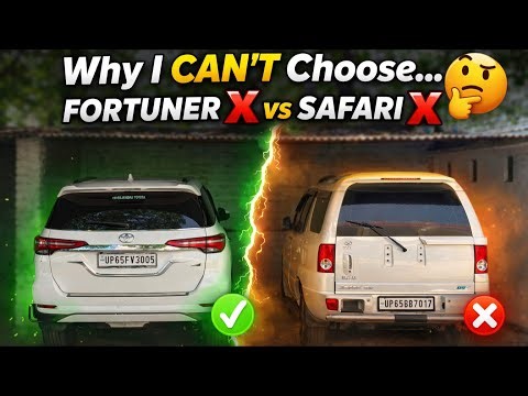 Fortuner vs Tata Safari – Why I Can’t Choose! 😳 Full Confusion Explained | Daily Vlog 