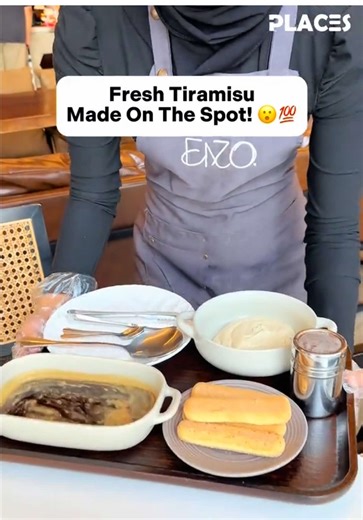 Fresh Tiramisu Experience at Enzo Coffee, Kuching