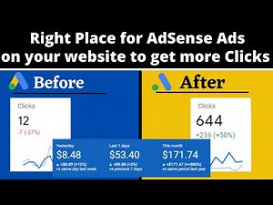 How to Place AdSense Ads to Get More Clicks | How to Place AdSense Ads on Blogger website 2021