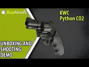 BuyAirsoft: KWC Python Co2 Revolver Unboxing, Demo, and First Impressions