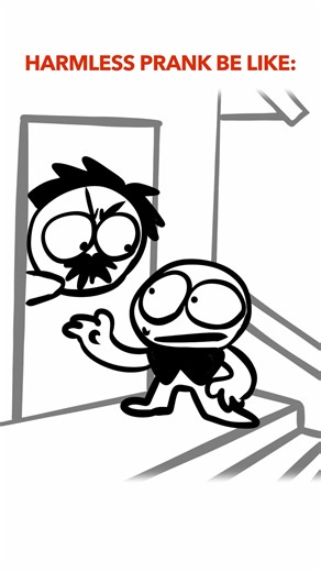 Harmless Prank 😅(Animation Meme) Anim: RedaflowerCrown #shorts