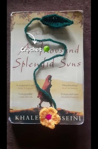 crochet book marker💗#ytshorts #crochet #viral