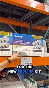 Come check out our new security kit at ‪@CostcoTV‬! 😍🛒 #reolink #homesecurity #costco #costcofinds