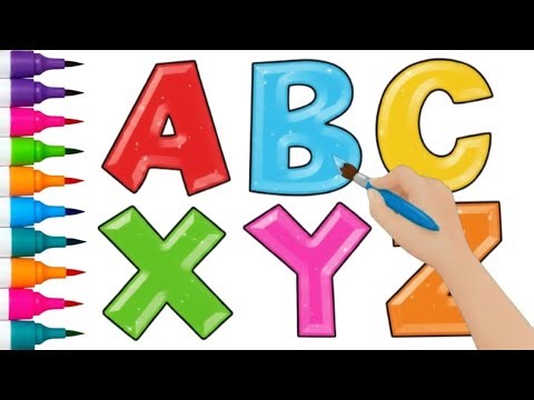 🌈 ABCD Alphabets 🔤 | Learn A to Z with Fun Pictures 🦁🍎 | Kids Learning Video