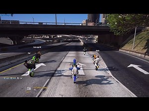 GTA 5 FiveM BCRP | Bike Life Fun - Supermoto Squad Ripping Through The City