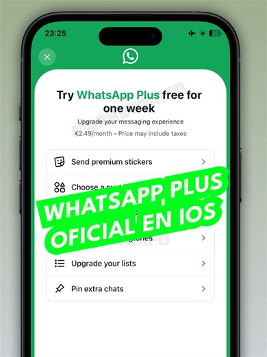 WhatsApp Plus Oficial en iOS: ¿Nuevo Plan?