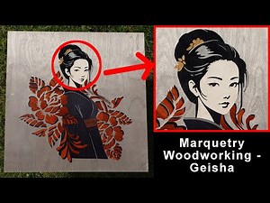 Cutting 100+ Pieces of Wood for a Single Image – Marquetry Build