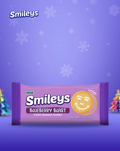 Keep the holiday spirits high and your pantry stocked with your all-time favorite Smileys berry-licious blueberry flavor! 😊🫐 Add to cart here: 🛒 Lazada: https://bit.ly/Lazada-SmileysBlueberryBlast Shopee: https://bit.ly/Shopee-SmileysBlueberryBlast TikTok: https://www.tiktok.com/@galinco.official #SmileysBacktoSchool #MakesYouSmile #BackToSchoolWithSmileys | Smileys Cookies
