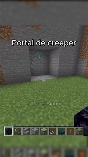 Portal de Creeper 👌 #minecraft #humor #fypage #minecraftepic