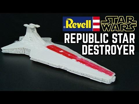 Revell STAR WARS Republic Venator Star Destroyer Review